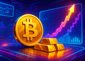 Bitcoin vừa hết độ trễ 8 tuần khi sao chép đỉnh lịch sử vàng?