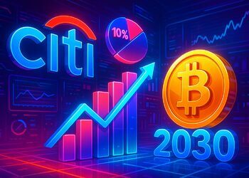 Citi: Tiền Điện Tử dự kiến đạt 10% thị phần hậu giao dịch vào 2030