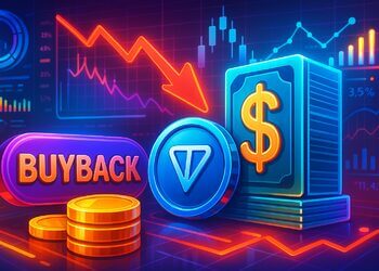 Công ty TON Strategy mua lại cổ phiếu 250 triệu USD, giá giảm 7,5%