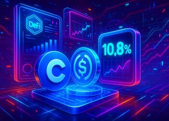 Sàn Coinbase tận dụng DeFi cho số dư USDC lợi suất tối đa 10,8%