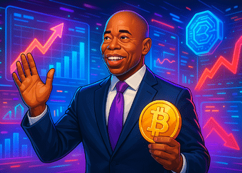 Thị trưởng New York ủng hộ tiền điện tử Eric Adams bỏ tái tranh cử