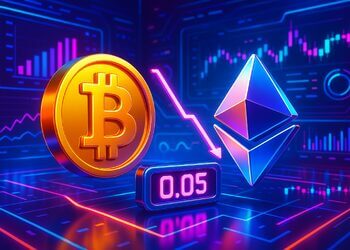 Tỷ lệ ETH/BTC vẫn dưới 0,05 bất chấp sự chấp nhận của tổ chức và ATH