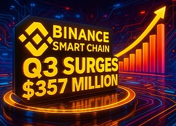 Phí Binance Smart Chain quý 3 tăng vọt 357 triệu USD