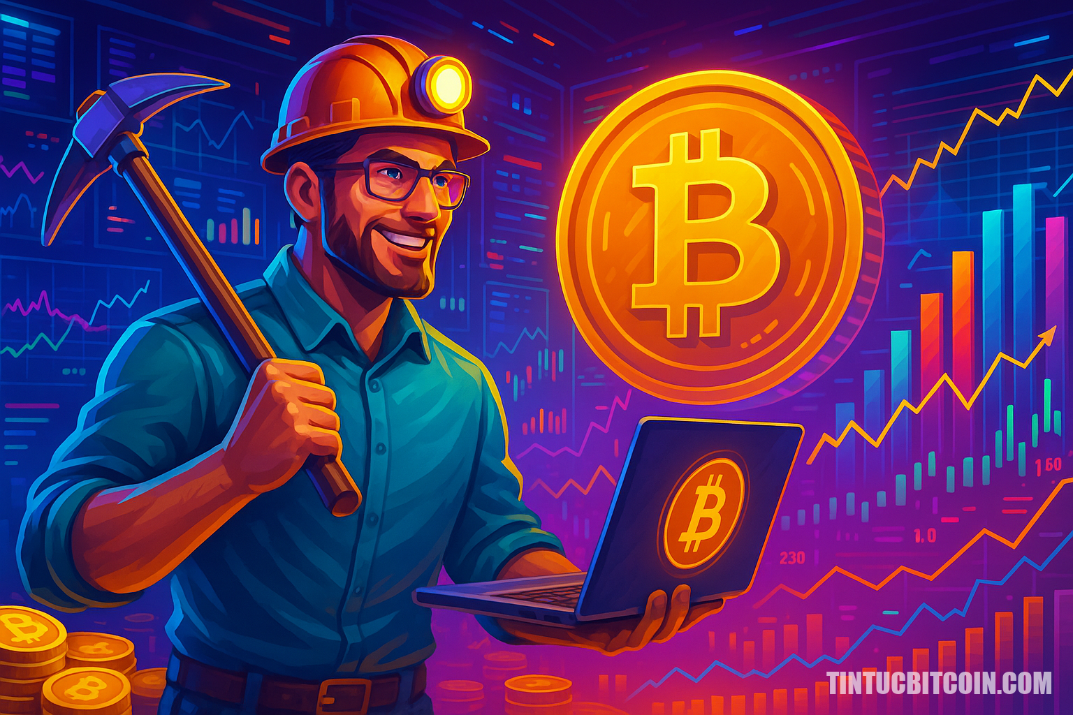 Cổ phiếu công ty đào Bitcoin tăng sau khi Jane Street công bố đầu tư - Tin Tức Bitcoin - Cập Nhật Tin Tức Coin Mới Nhất 24/7 2025 Chuyên gia SEO tiền điện tử. Viết 1 tiêu đề Tiếng Việt ≤68 ký tự, giữ nguyên thông tin gốc, dịch tự nhiên theo văn phong báo chí, có đủ định danh chủ thể (“Người…”, “Nhà đầu tư…”, “Công ty…” khi phù hợp). Nếu là câu hỏi, giữ nguyên chủ ngữ–vị ngữ và kết thúc bằng “?”. Chuẩn hóa mọi số liệu theo chuẩn Việt Nam: dùng “,” cho thập phân và “.” cho hàng nghìn (1,234.56 → 1.234,56), bỏ phần thập phân nếu bằng 0, rút gọn số có 1 chữ số thập phân (0.90 → 0,9), thay “$” bằng USD, rút gọn đơn vị “triệu/tỷ/nghìn tỷ” bằng chữ thay vì số tuyệt đối (50 triệu USD, 2 tỷ USD), chỉ dùng “K” cho nghìn. Không thêm thông tin ngoài nội dung gốc, không tự tham chiếu, không ký tự thừa, không ngoặc kép, không giật tít, tối ưu Google AI/News/SGE. Tiêu đề gốc:  Bitcoin miners build on gains after Jane Street discloses stakes