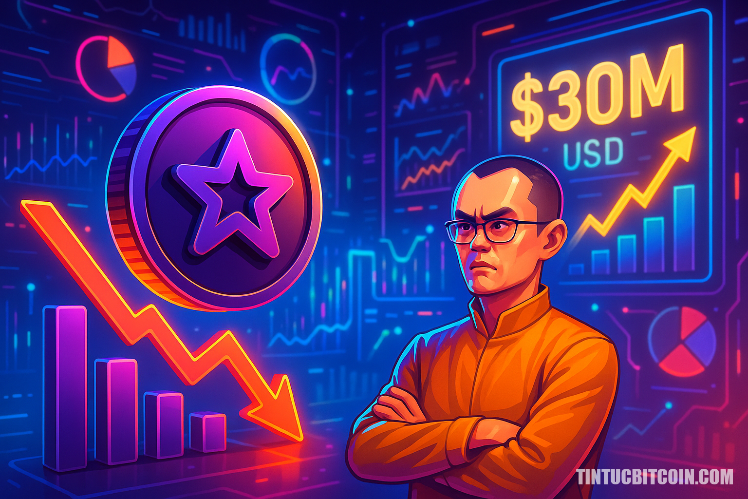 Aster giảm 19% – Tin đồn CZ bán 30 triệu USD gây hoang mang - Tin Tức Bitcoin - Cập Nhật Tin Tức Coin Mới Nhất 24/7 2025 Aster giảm 19% – Tin đồn CZ bán 30 triệu USD gây hoang mang