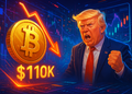 Bitcoin rơi dưới USD 110K khi Trump công bố thuế 100% với Trung Quốc