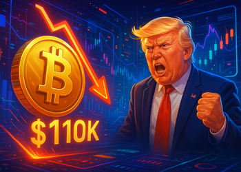 Bitcoin rơi dưới USD 110K khi Trump công bố thuế 100% với Trung Quốc