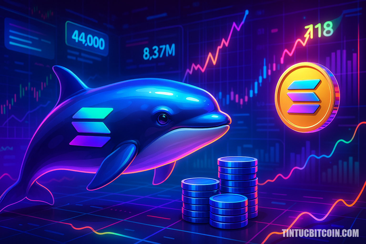 Cá voi Solana gom 44K SOL trị giá 8,37 triệu USD – mốc 218 USD? - Tin Tức Bitcoin - Cập Nhật Tin Tức Coin Mới Nhất 24/7 2025 Cá voi Solana gom 44K SOL trị giá 8,37 triệu USD – mốc 218 USD?
