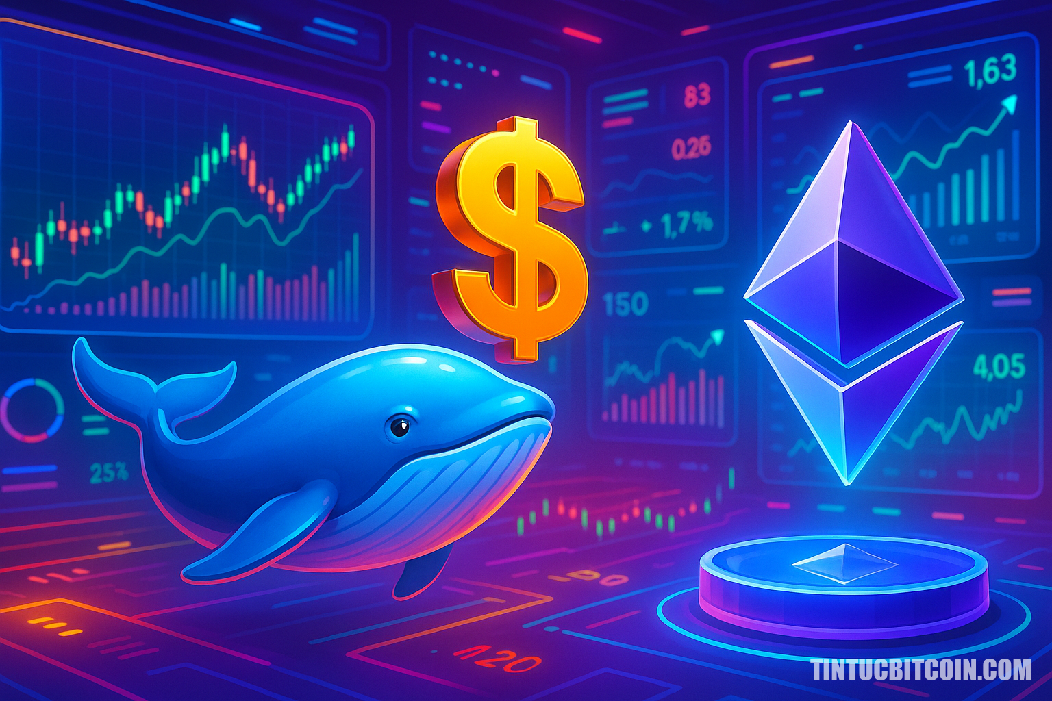 Các nhà đầu tư cá voi Ethereum thêm 135 triệu USD, họ đang gom ETH? - Tin Tức Bitcoin - Cập Nhật Tin Tức Coin Mới Nhất 24/7 2025 Các nhà đầu tư cá voi Ethereum thêm 135 triệu USD, họ đang gom ETH?