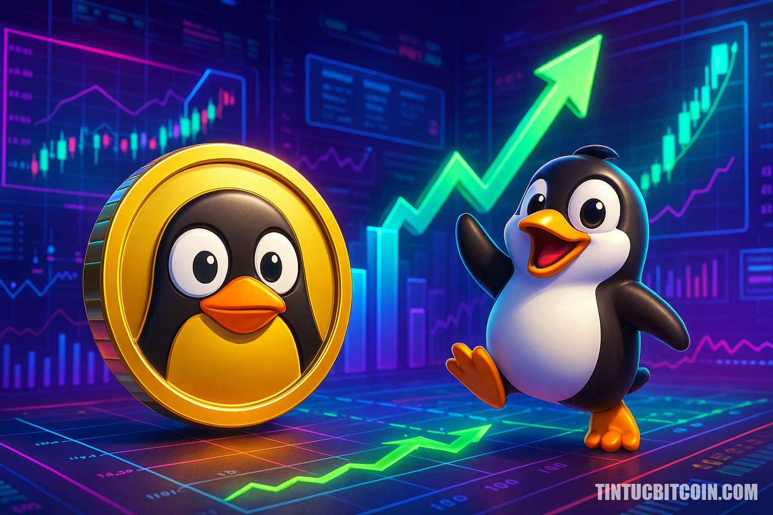 PENGU tăng 9%, hồi phục sau nhiều tuần lao dốc - Tin Tức Bitcoin - Cập Nhật Tin Tức Coin Mới Nhất 24/7 2025 PENGU tăng 9%, hồi phục sau nhiều tuần lao dốc