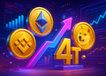 ETH, BNB, DOGE dẫn dắt, vốn hóa crypto phục hồi lên 4 nghìn tỷ USD