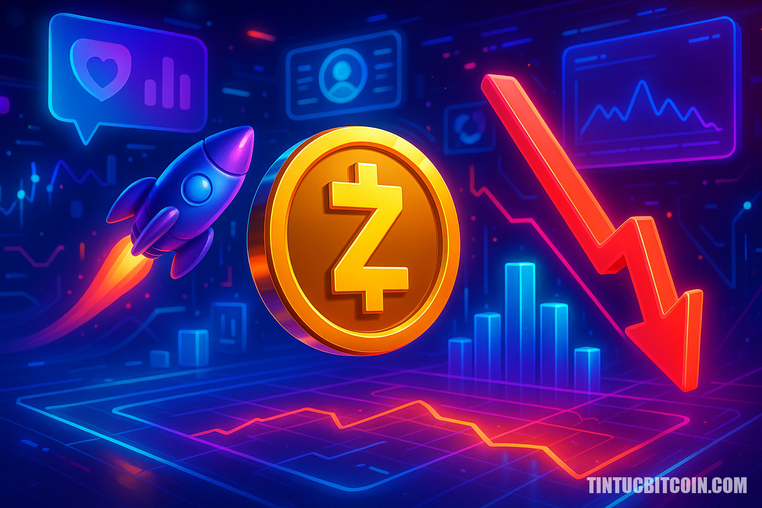 Sức nóng mạng social của Zcash chưa hạ, giá ZEC lại giảm vì sao? - Tin Tức Bitcoin - Cập Nhật Tin Tức Coin Mới Nhất 24/7 2025 Sức nóng mạng social của Zcash chưa hạ, giá ZEC lại giảm vì sao?