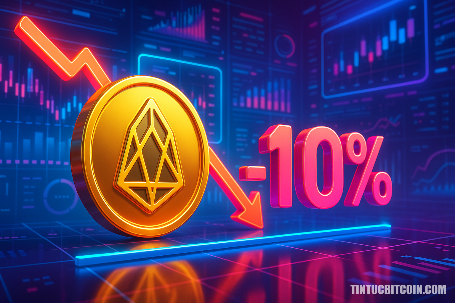 Token EOS lao dốc 10% giữa bán tháo, vì sao hỗ trợ này là then chốt - Tin Tức Bitcoin - Cập Nhật Tin Tức Coin Mới Nhất 24/7 2025 Token EOS lao dốc 10% giữa bán tháo, vì sao hỗ trợ này là then chốt