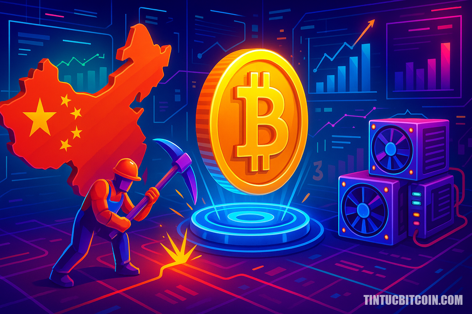 Trung Quốc trở thành trung tâm đào Bitcoin lớn thứ 3 thế giới - Tin Tức Bitcoin - Cập Nhật Tin Tức Coin Mới Nhất 24/7 2025 Trung Quốc trở thành trung tâm đào Bitcoin lớn thứ 3 thế giới