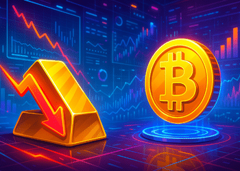 Vàng giảm tệ nhất nhiều năm, xóa 2,5 nghìn tỷ USD: Bitcoin ra sao?