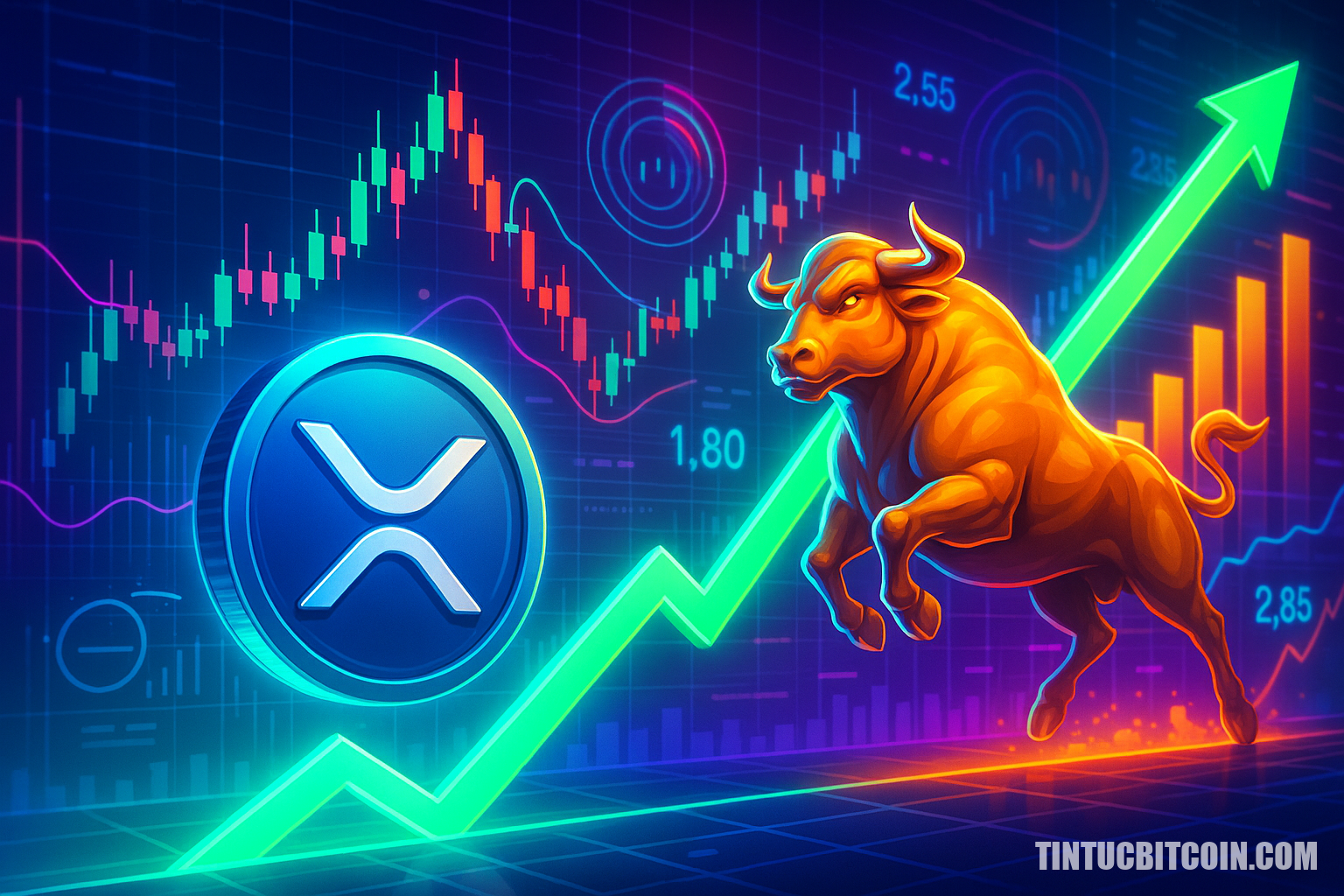 XRP vượt kháng cự 2,55 USD: Phe bò có vượt 2,8 USD tiếp theo? - Tin Tức Bitcoin - Cập Nhật Tin Tức Coin Mới Nhất 24/7 2025 XRP vượt kháng cự 2,55 USD: Phe bò có vượt 2,8 USD tiếp theo?