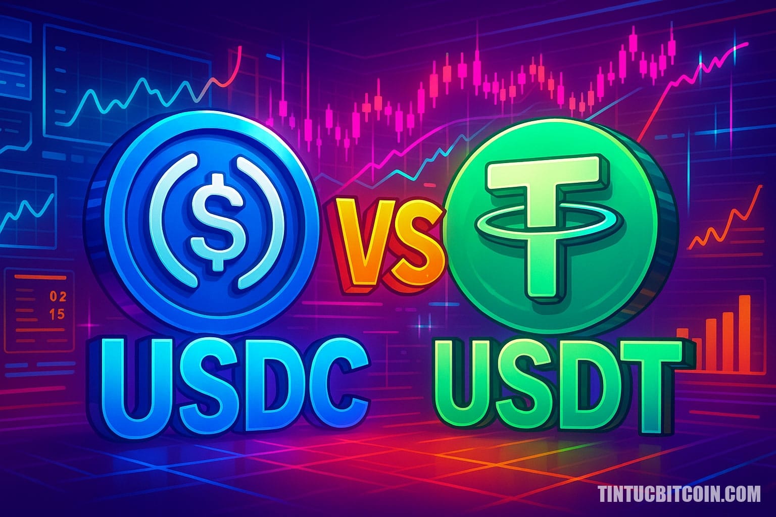 USDC vượt USDT về hoạt động on-chain và vốn hóa - Tin Tức Bitcoin - Cập Nhật Tin Tức Coin Mới Nhất 24/7 2025 USDC vượt USDT về hoạt động on-chain và vốn hóa