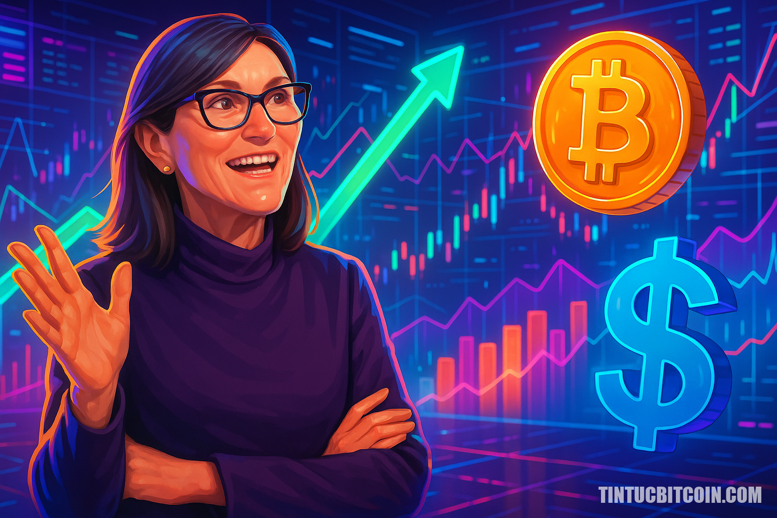 Bà Cathie Wood hạ mục tiêu Bitcoin 2030 còn 1,2 triệu USD, vì sao - Tin Tức Bitcoin - Cập Nhật Tin Tức Coin Mới Nhất 24/7 2025 Bà Cathie Wood hạ mục tiêu Bitcoin 2030 còn 1,2 triệu USD, vì sao