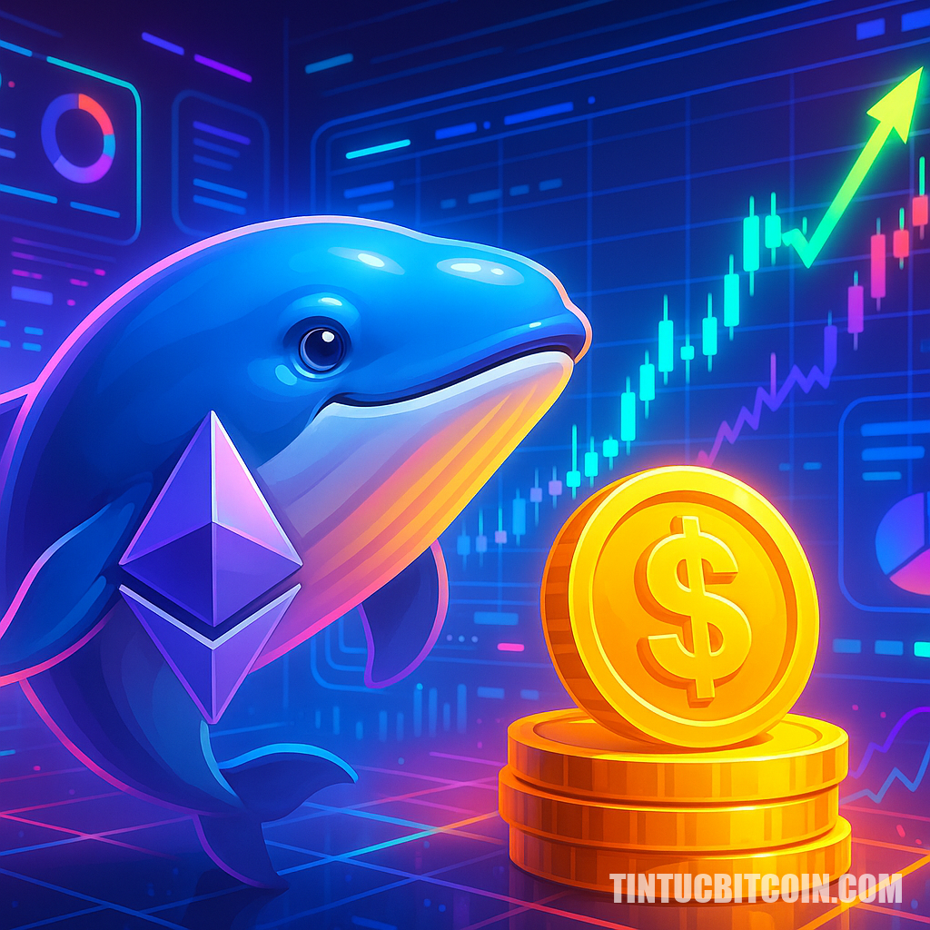 Cá voi Ethereum rót 80 triệu USD tích lũy, đà tăng bắt đầu? - Tin Tức Bitcoin - Cập Nhật Tin Tức Coin Mới Nhất 24/7 2025 Cá voi Ethereum rót 80 triệu USD tích lũy, đà tăng bắt đầu?