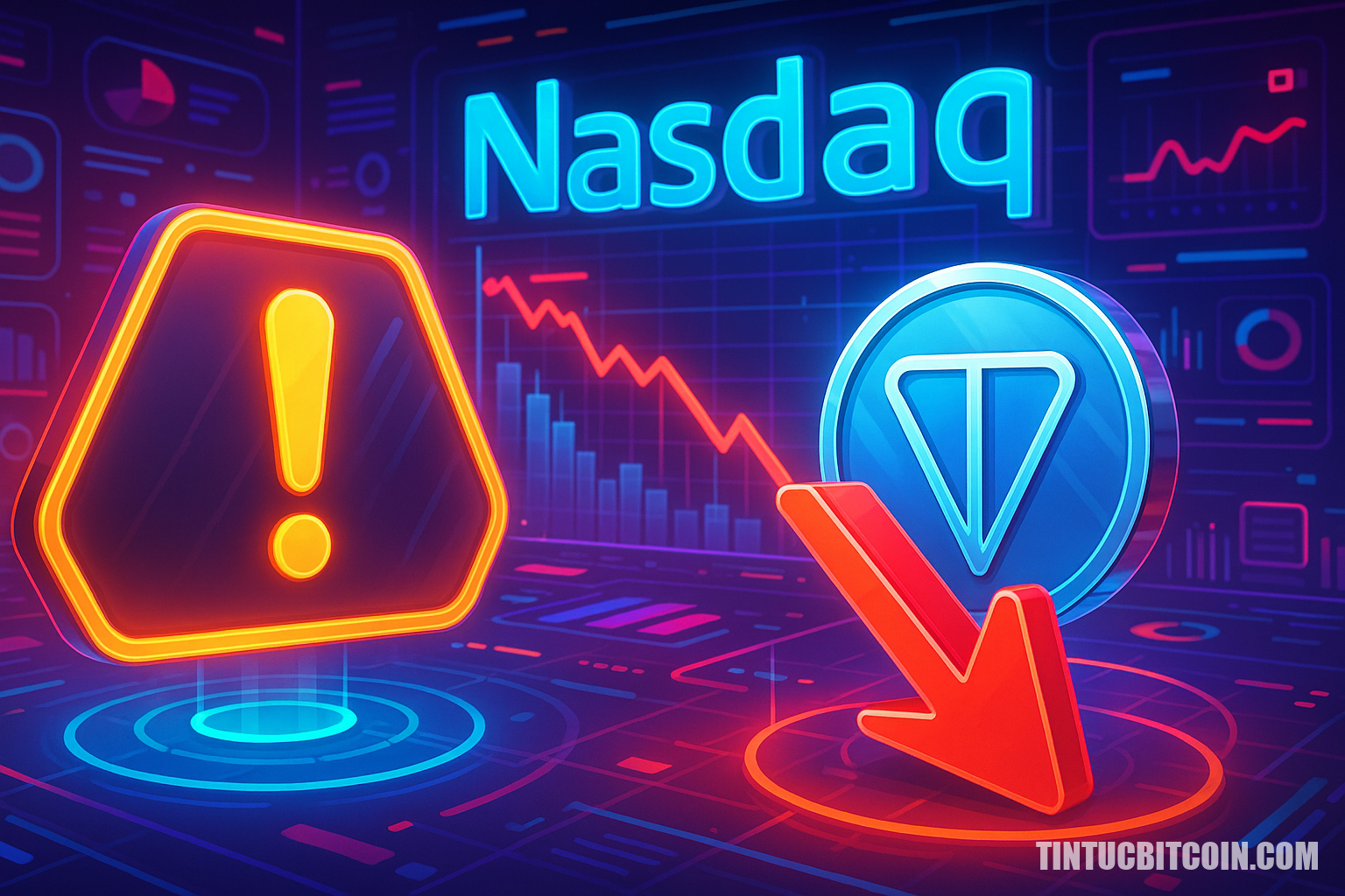 Cảnh báo từ sàn Nasdaq kéo Toncoin giảm 10%: Lý do thực sự - Tin Tức Bitcoin - Cập Nhật Tin Tức Coin Mới Nhất 24/7 2025 Cảnh báo từ sàn Nasdaq kéo Toncoin giảm 10%: Lý do thực sự