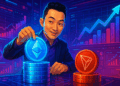 Doanh nhân Justin Sun stake 154 triệu USD ETH, nay giữ ETH vượt TRX