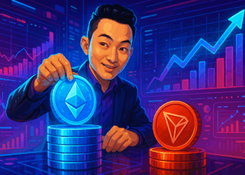 Doanh nhân Justin Sun stake 154 triệu USD ETH, nay giữ ETH vượt TRX