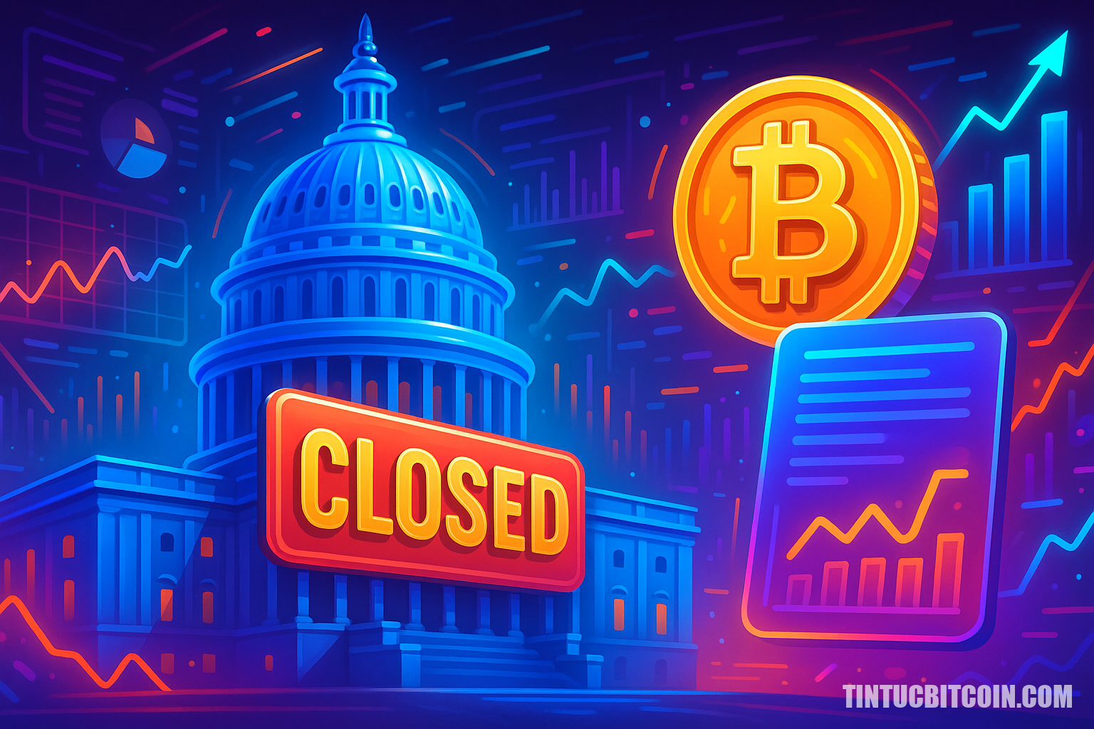 Đóng cửa Chính phủ Hoa Kỳ khiến luật tiền số bị hoãn đến 2026 - Tin Tức Bitcoin - Cập Nhật Tin Tức Coin Mới Nhất 24/7 2025 Đóng cửa Chính phủ Hoa Kỳ khiến luật tiền số bị hoãn đến 2026