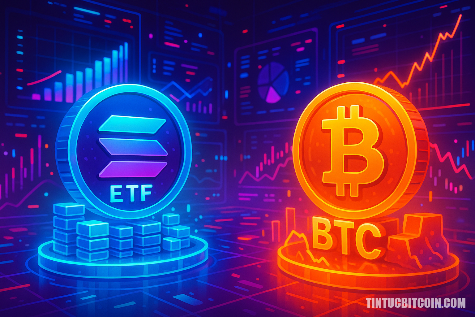 Dòng vốn ETF đang chuyển từ Bitcoin sang Solana - Tin Tức Bitcoin - Cập Nhật Tin Tức Coin Mới Nhất 24/7 2025 Dòng vốn ETF đang chuyển từ Bitcoin sang Solana