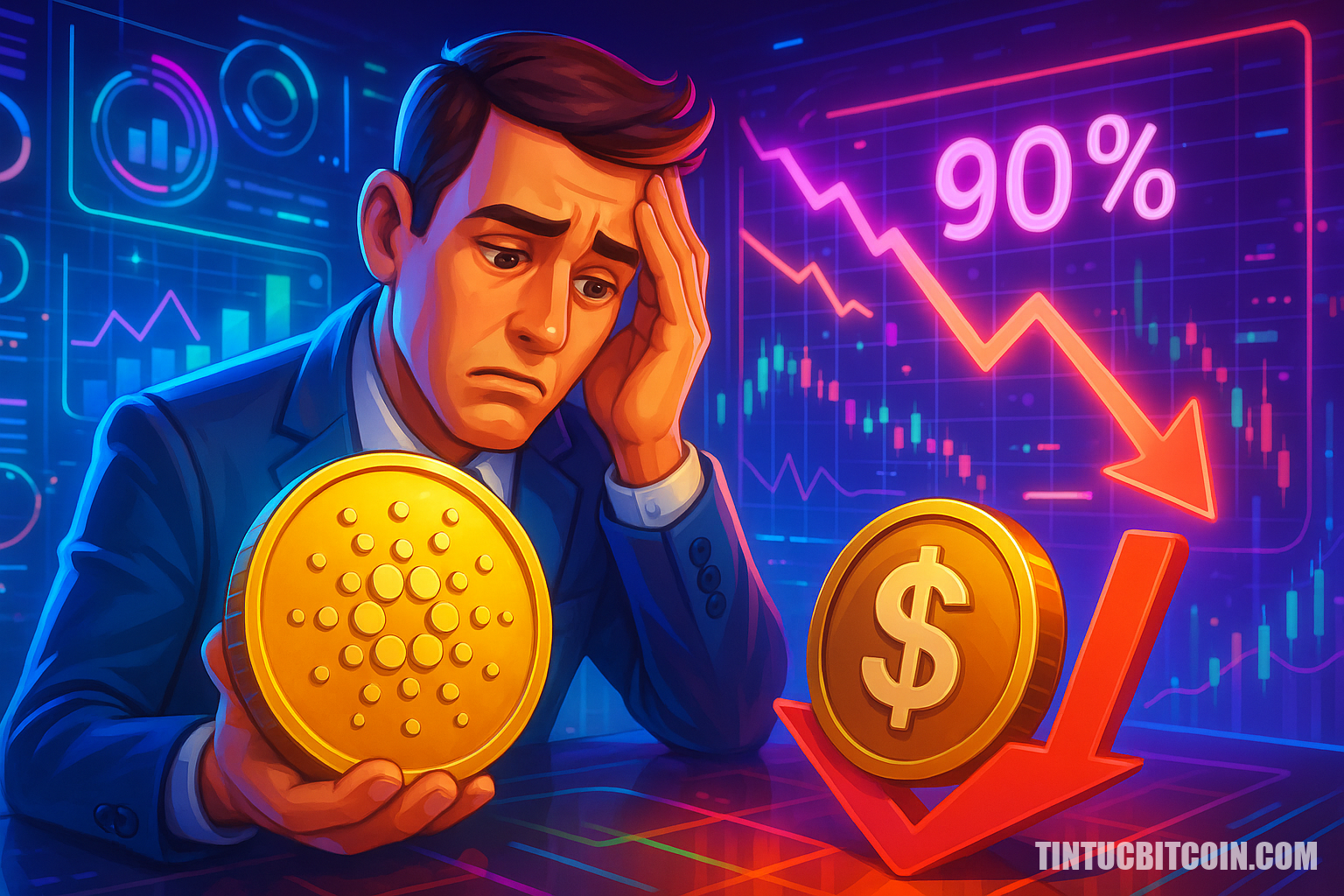 Nhà đầu tư Cardano mất 90% ADA vì đổi sang stablecoin ít thanh khoản - Tin Tức Bitcoin - Cập Nhật Tin Tức Coin Mới Nhất 24/7 2025 Nhà đầu tư Cardano mất 90% ADA vì đổi sang stablecoin ít thanh khoản