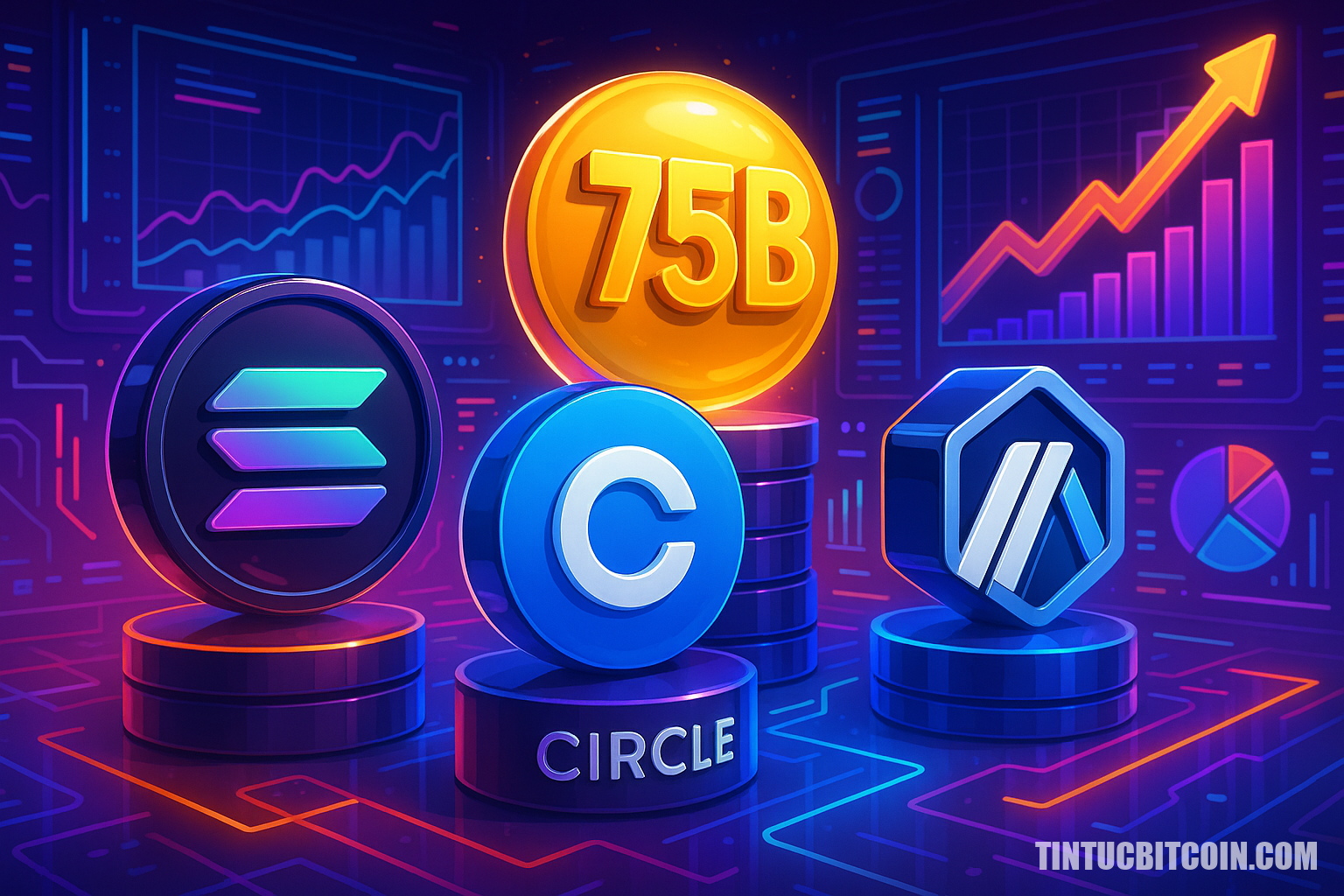 Solana, Base, Arbitrum: L2 hấp thụ mở rộng 75 tỷ USD của Circle - Tin Tức Bitcoin - Cập Nhật Tin Tức Coin Mới Nhất 24/7 2025 Solana, Base, Arbitrum: L2 hấp thụ mở rộng 75 tỷ USD của Circle