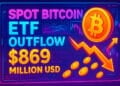 Spot Bitcoin ETF ghi nhận dòng tiền chảy ra đạt 869 triệu USD - Tin Tức Bitcoin - Cập Nhật Tin Tức Coin Mới Nhất 24/7 2025 Spot Bitcoin ETF ghi nhận dòng tiền chảy ra đạt 869 triệu USD