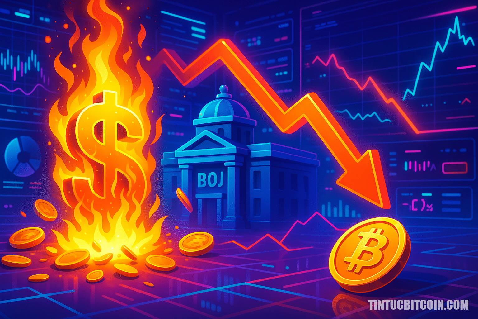 300 triệu USD bốc hơi, lo BOJ tăng lãi suất có gây bán tháo crypto? - Tin Tức Bitcoin - Cập Nhật Tin Tức Coin Mới Nhất 24/7 2025 300 triệu USD bốc hơi, lo BOJ tăng lãi suất có gây bán tháo crypto?