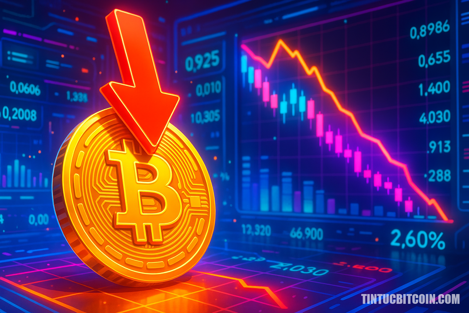Bitcoin giảm 4,5% khi phiên Á suy yếu, thanh lý 652 triệu USD - Tin Tức Bitcoin - Cập Nhật Tin Tức Coin Mới Nhất 24/7 2025 Bitcoin giảm 4,5% khi phiên Á suy yếu, thanh lý 652 triệu USD