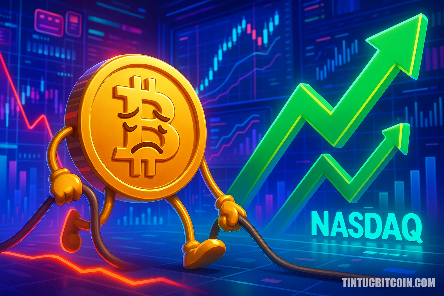 Bitcoin hụt hơi khi S&P 500 và Nasdaq tăng: Điều gì kìm hãm BTC? - Tin Tức Bitcoin - Cập Nhật Tin Tức Coin Mới Nhất 24/7 2025 Bitcoin hụt hơi khi S&P 500 và Nasdaq tăng: Điều gì kìm hãm BTC?