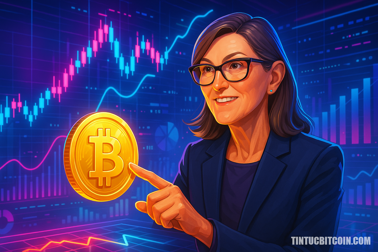 Cathie Wood cược vào chu kỳ Bitcoin mới: đáy đã qua? - Tin Tức Bitcoin - Cập Nhật Tin Tức Coin Mới Nhất 24/7 2025 Cathie Wood cược vào chu kỳ Bitcoin mới: đáy đã qua?