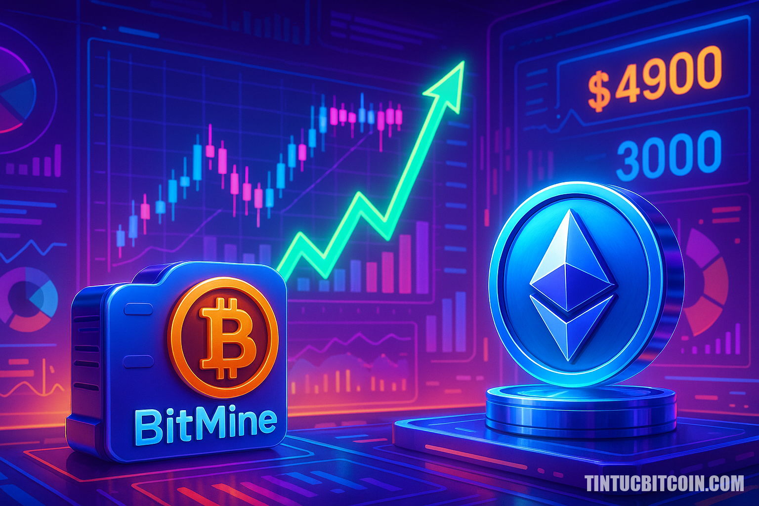 Chiến lược Ethereum của BitMine thúc đẩy đà ETH 4.900-3.000 USD - Tin Tức Bitcoin - Cập Nhật Tin Tức Coin Mới Nhất 24/7 2025 Chiến lược Ethereum của BitMine thúc đẩy đà ETH 4.900-3.000 USD