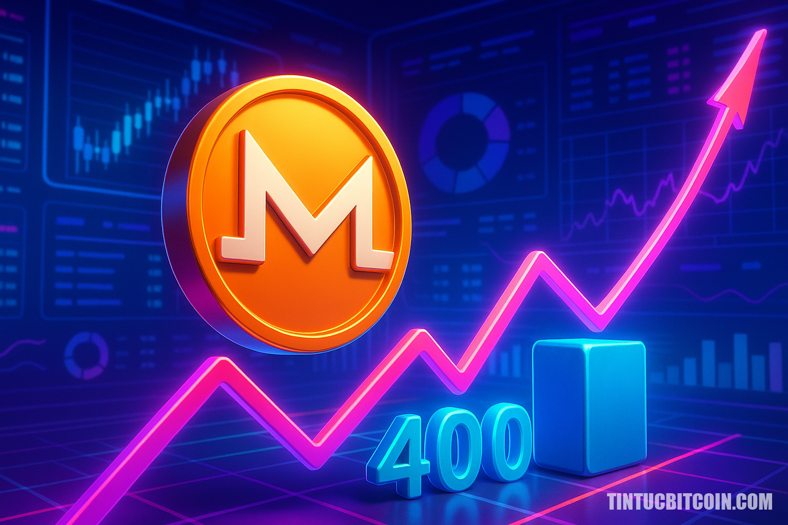 Dự báo giá Monero: vì sao 400 USD là hỗ trợ then chốt - Tin Tức Bitcoin - Cập Nhật Tin Tức Coin Mới Nhất 24/7 2025 Dự báo giá Monero: vì sao 400 USD là hỗ trợ then chốt