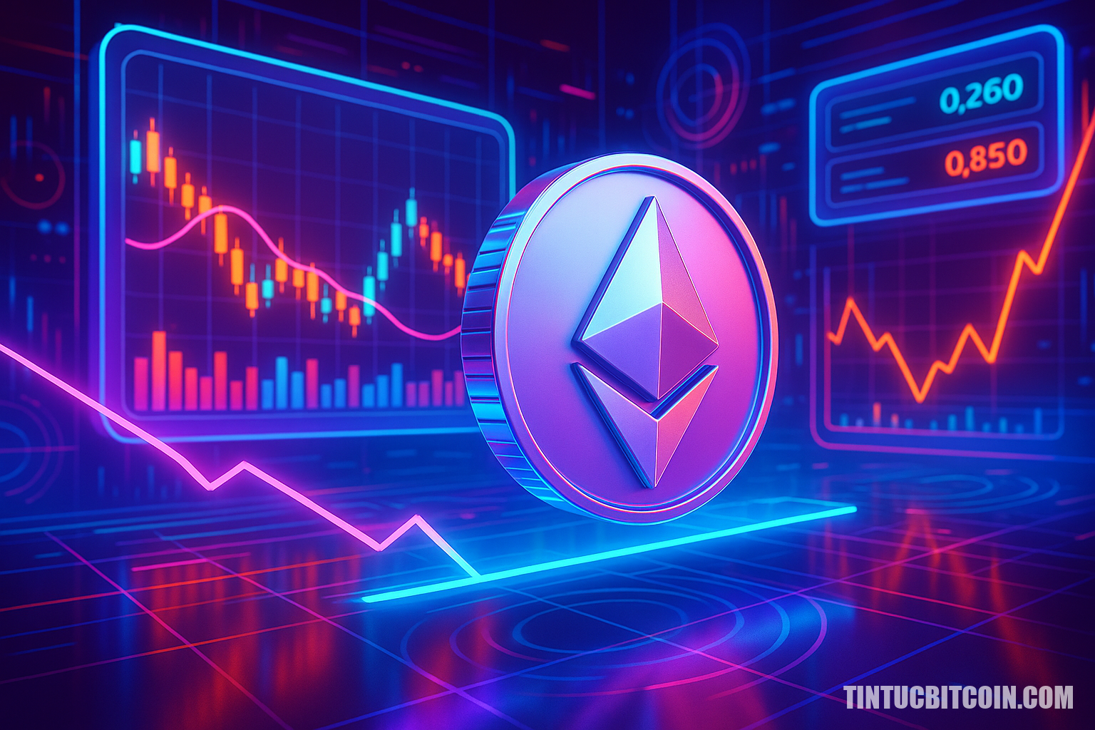 Giá ETH có thể kiểm định lại hỗ trợ chính trước khi phục hồi - Tin Tức Bitcoin - Cập Nhật Tin Tức Coin Mới Nhất 24/7 2025 Giá ETH có thể kiểm định lại hỗ trợ chính trước khi phục hồi