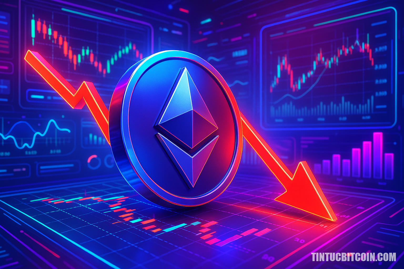 Giá Ethereum chịu áp lực khi mất mốc 3.400 USD, tiếp theo là gì? - Tin Tức Bitcoin - Cập Nhật Tin Tức Coin Mới Nhất 24/7 2025 Giá Ethereum chịu áp lực khi mất mốc 3.400 USD, tiếp theo là gì?