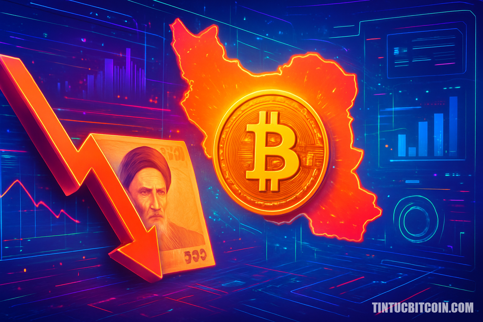 Iran khủng hoảng: Rial lao dốc, Bitcoin có cứu được? - Tin Tức Bitcoin - Cập Nhật Tin Tức Coin Mới Nhất 24/7 2025 Iran khủng hoảng: Rial lao dốc, Bitcoin có cứu được?