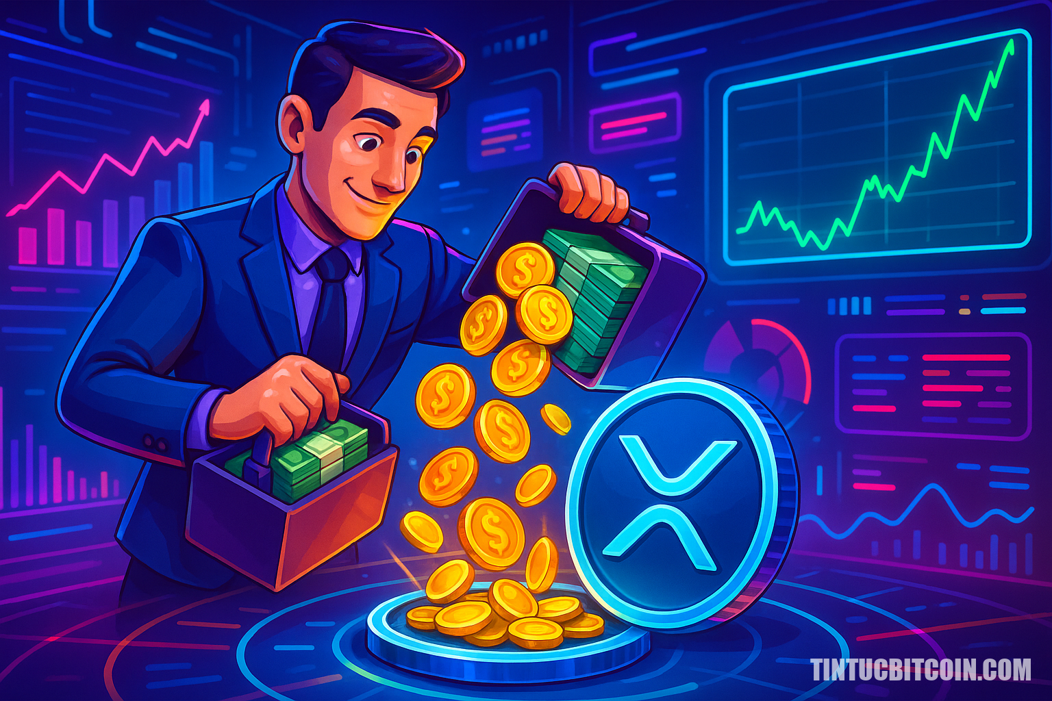 Nhà đầu tư rót 16,4 triệu USD vào XRP, vì sao giá vẫn kẹt gần 2 USD? - Tin Tức Bitcoin - Cập Nhật Tin Tức Coin Mới Nhất 24/7 2025 Nhà đầu tư rót 16,4 triệu USD vào XRP, vì sao giá vẫn kẹt gần 2 USD?