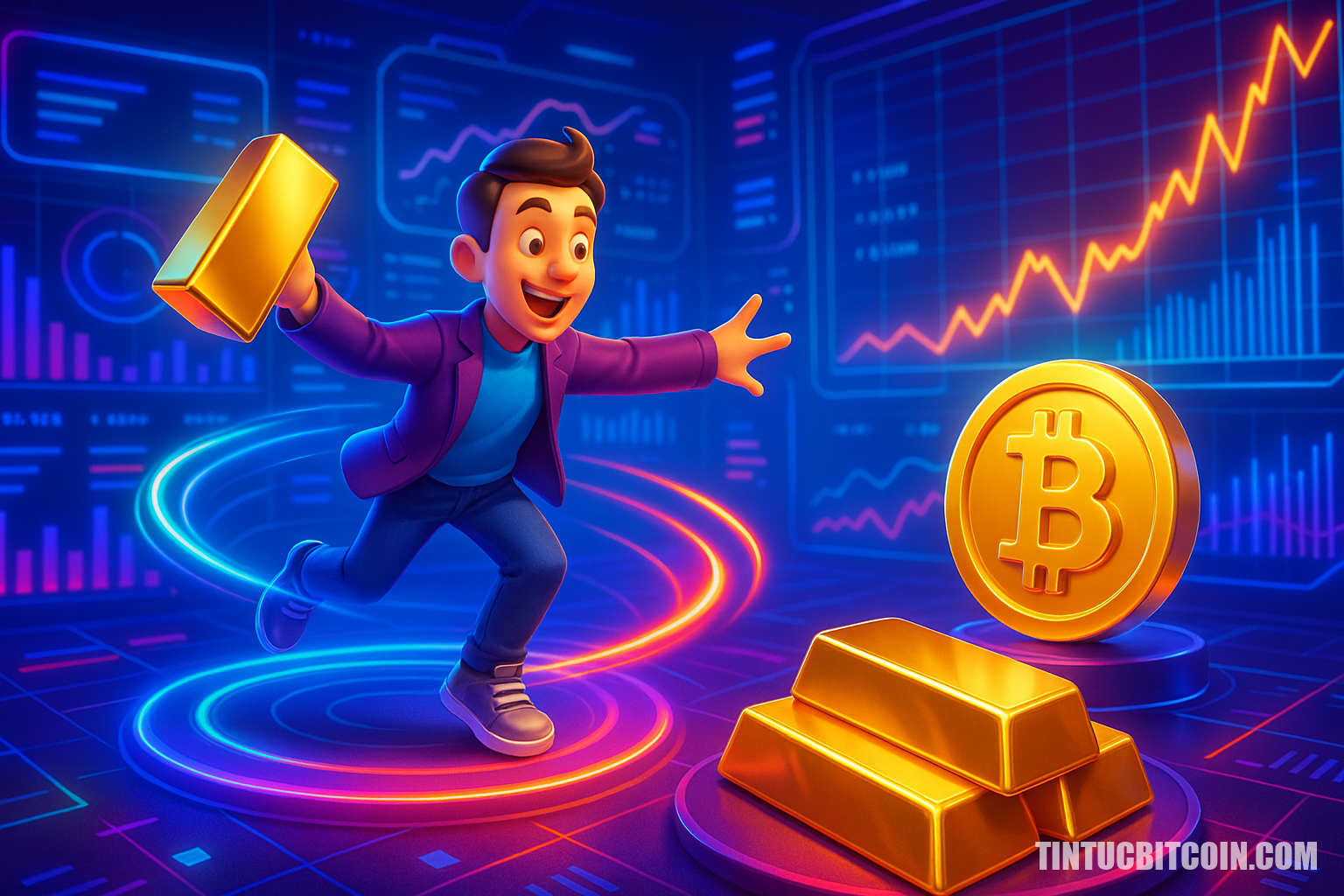 Nhà đầu tư xoay vòng khi vàng áp sát đỉnh, Bitcoin lại giảm? - Tin Tức Bitcoin - Cập Nhật Tin Tức Coin Mới Nhất 24/7 2025 Nhà đầu tư xoay vòng khi vàng áp sát đỉnh, Bitcoin lại giảm?