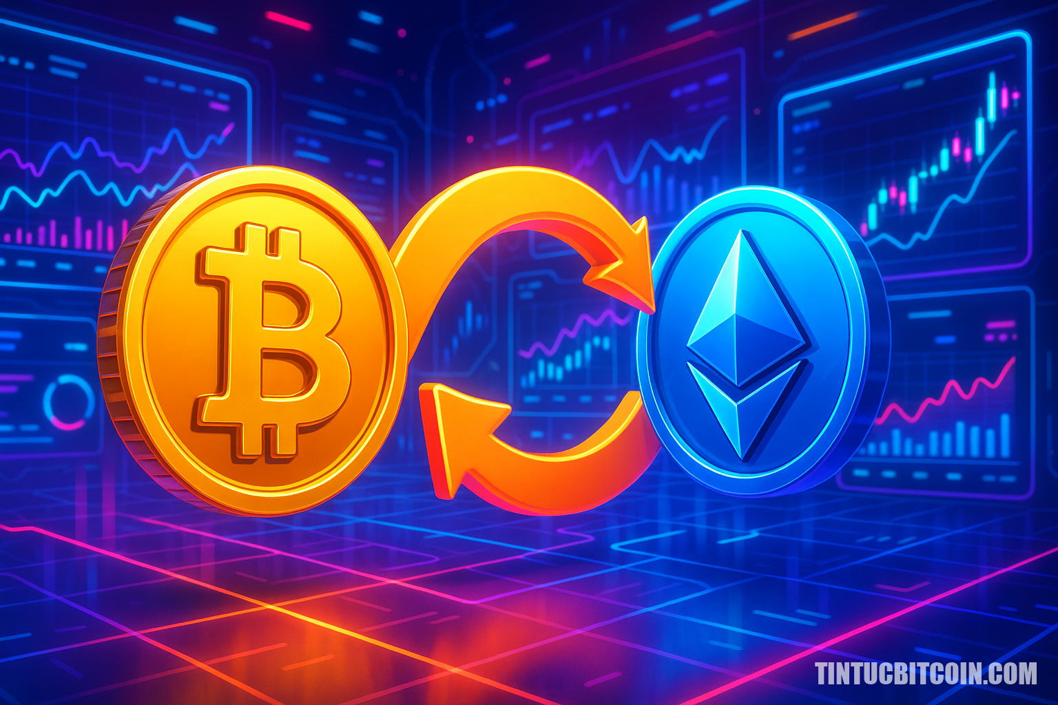 Tiếp theo là gì khi hoán đổi Bitcoin sang Ethereum tăng mạnh? - Tin Tức Bitcoin - Cập Nhật Tin Tức Coin Mới Nhất 24/7 2025 Tiếp theo là gì khi hoán đổi Bitcoin sang Ethereum tăng mạnh?
