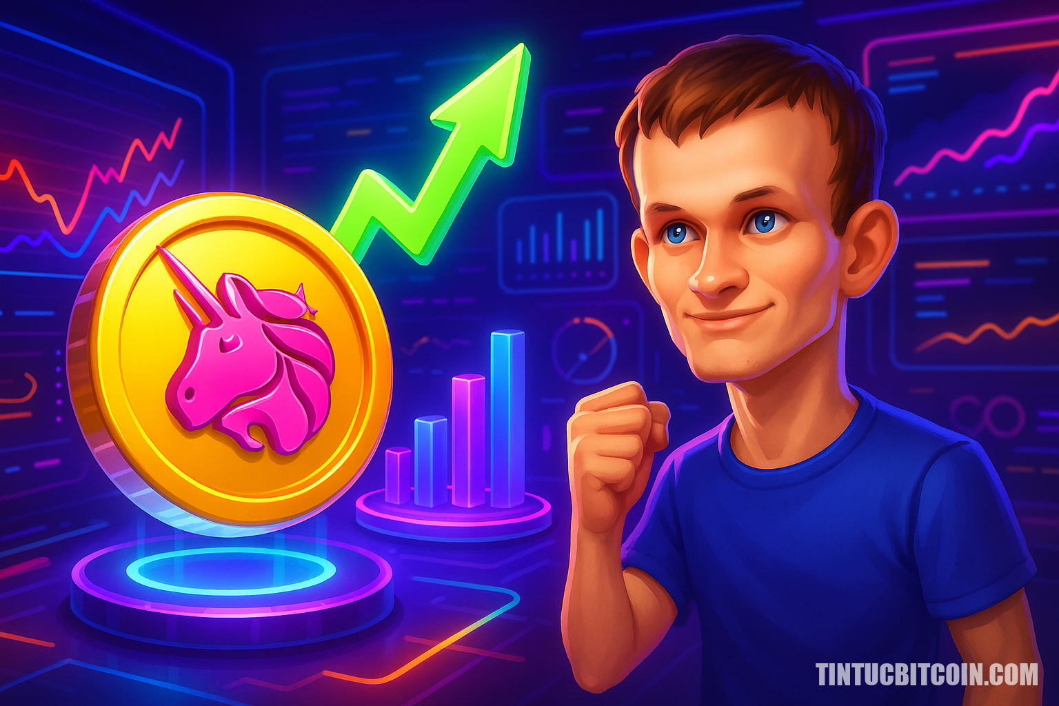 UNI giữ vững giá sau khi Vitalik bán UNI - Tin Tức Bitcoin - Cập Nhật Tin Tức Coin Mới Nhất 24/7 2025 UNI giữ vững giá sau khi Vitalik bán UNI