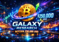 Galaxy Research dự báo Bitcoin có thể đạt 250.000 USD cuối 2027