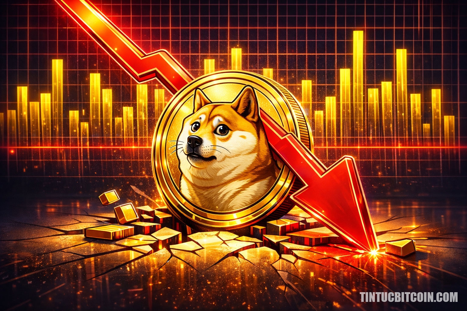 Dogecoin rơi xuống dưới 0,13 USD sau một nhịp bán tháo - Tin Tức Bitcoin - Cập Nhật Tin Tức Coin Mới Nhất 24/7 2025 Dogecoin rơi xuống dưới 0,13 USD sau một nhịp bán tháo
