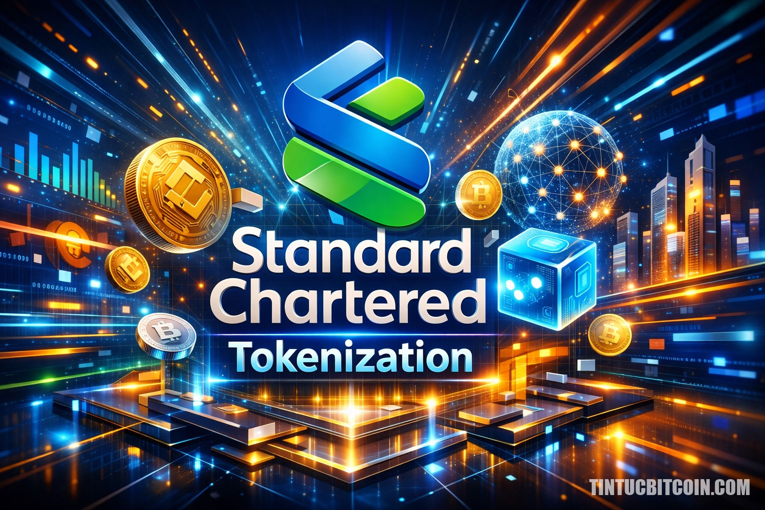Standard Chartered ra mắt giải pháp tiền gửi token hóa trên blockchain - Tin Tức Bitcoin - Cập Nhật Tin Tức Coin Mới Nhất 24/7 2025 Standard Chartered ra mắt giải pháp tiền gửi token hóa trên blockchain