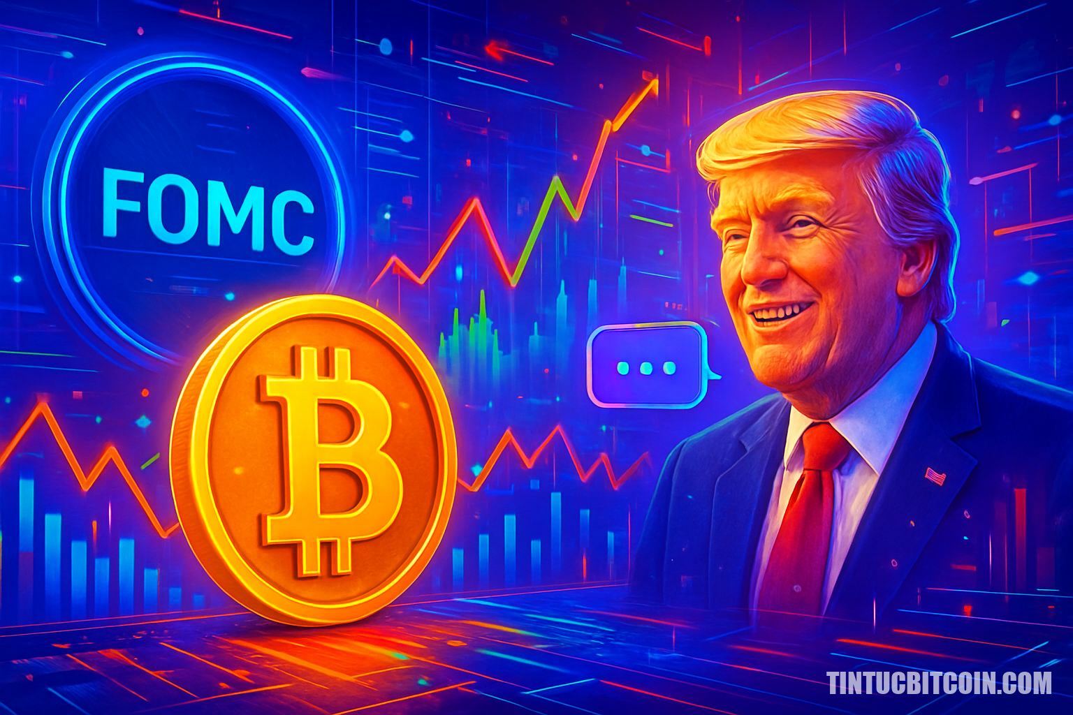 Bitcoin biến động mạnh trước FOMC và bài phát biểu của Trump - Tin Tức Bitcoin - Cập Nhật Tin Tức Coin Mới Nhất 24/7 2026 Bitcoin biến động mạnh trước FOMC và bài phát biểu của Trump