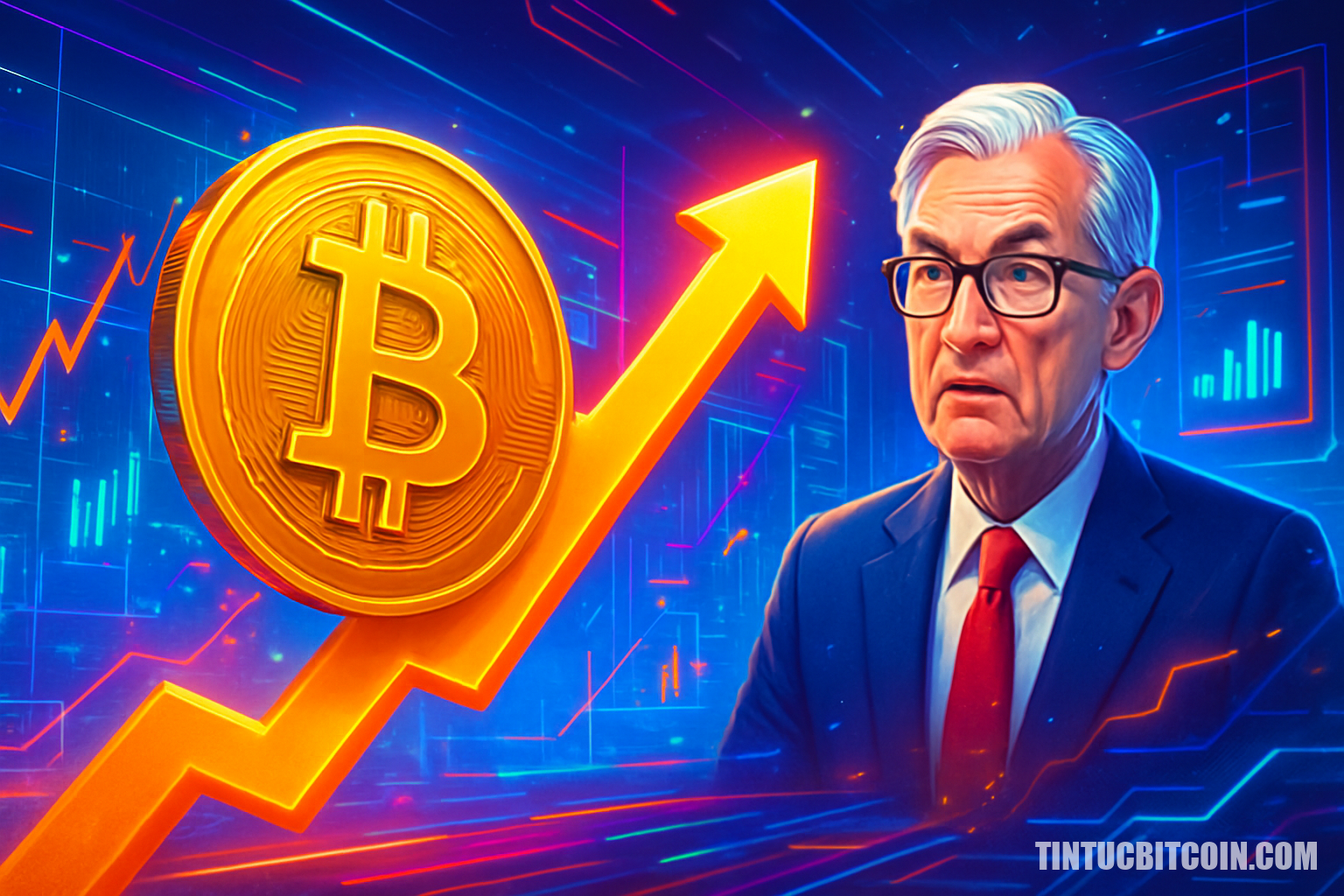 Bitcoin tăng giá sau cảnh báo của Powell về Fed bị đe dọa - Tin Tức Bitcoin - Cập Nhật Tin Tức Coin Mới Nhất 24/7 2026 Bitcoin tăng giá sau cảnh báo của Powell về Fed bị đe dọa