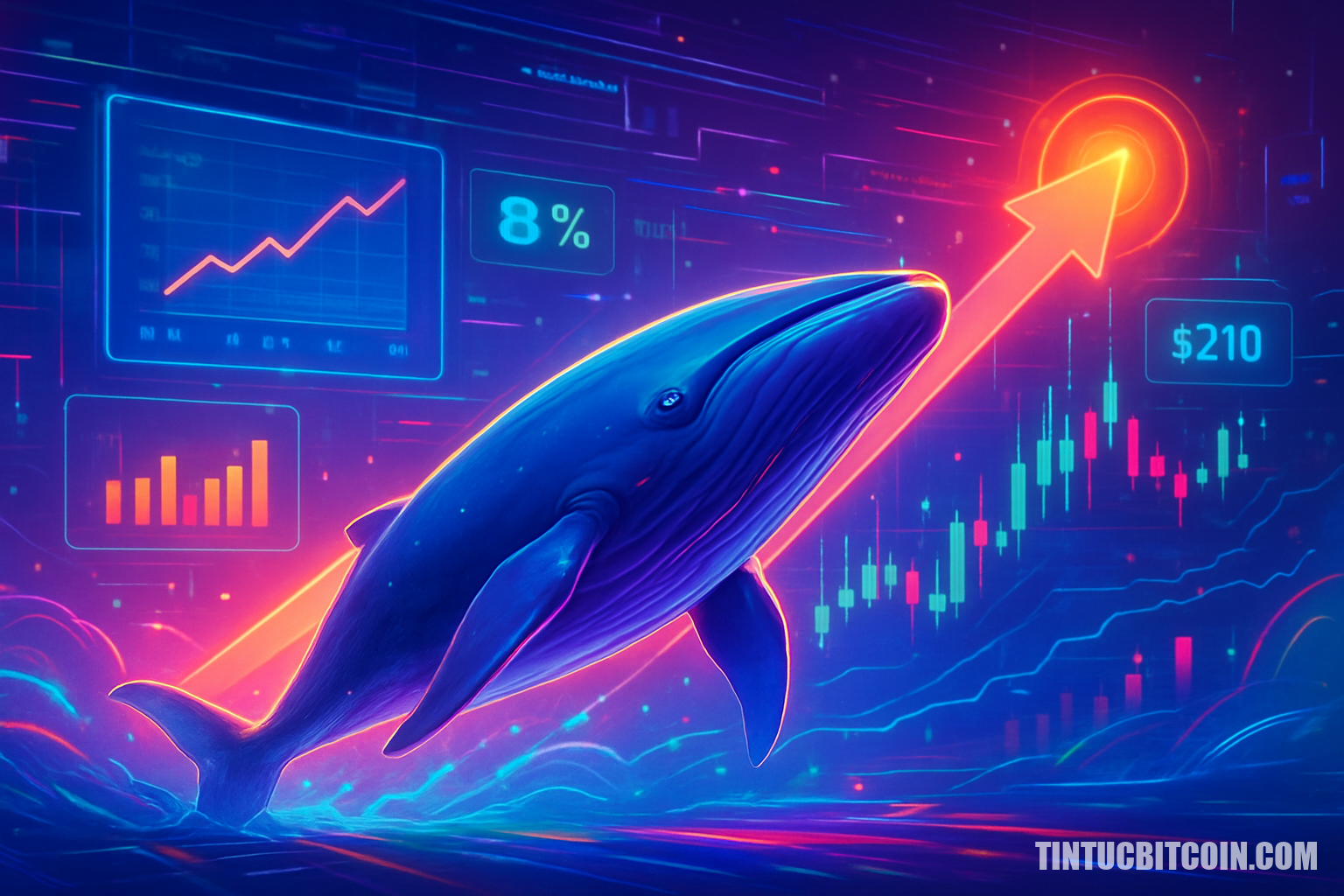 Cá voi Aave gom 8% nguồn cung giữa đợt bán tháo, nhắm 210 USD? - Tin Tức Bitcoin - Cập Nhật Tin Tức Coin Mới Nhất 24/7 2026 Cá voi Aave gom 8% nguồn cung giữa đợt bán tháo, nhắm 210 USD?